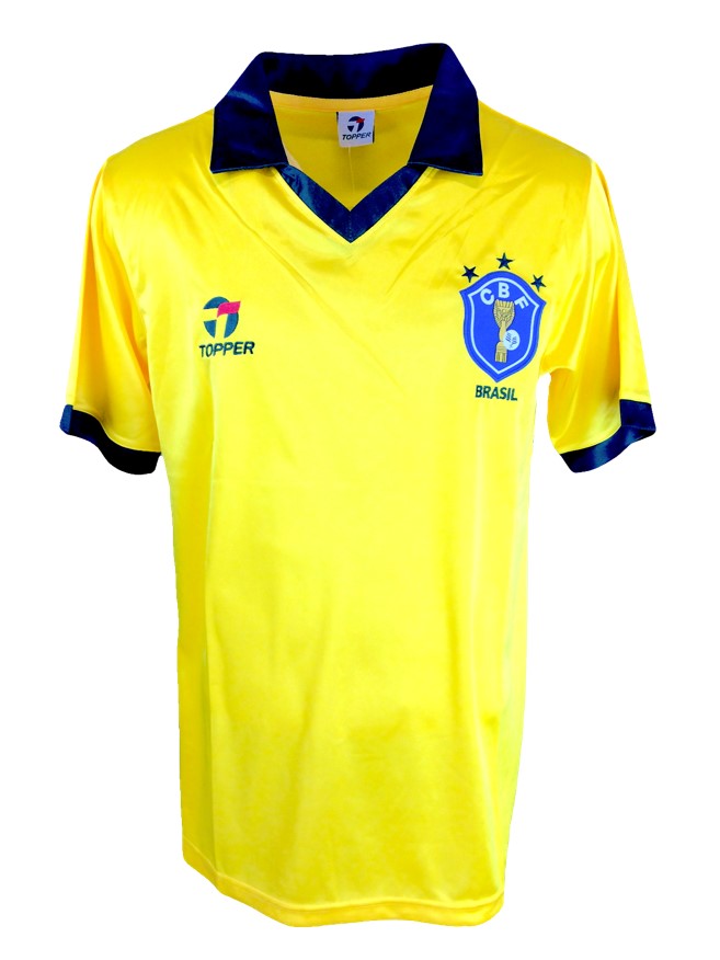 1986 Brazil Home Jersey