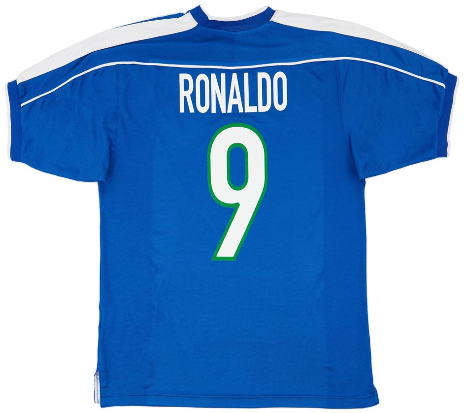 1994 Brazil Away Jersey RONALDO 9 World Cup