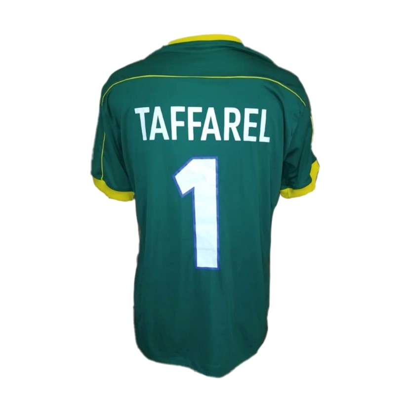 1998 Bresil goalkeeper Maillot TAFFAREL 1 Coupe du Monde