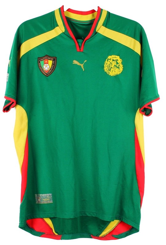 2000 Cameroun Domicile Maillot MILLA #9