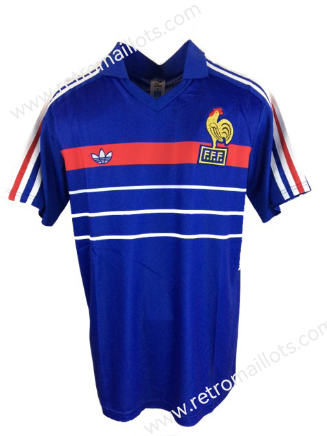 1984 France Domicile Maillot