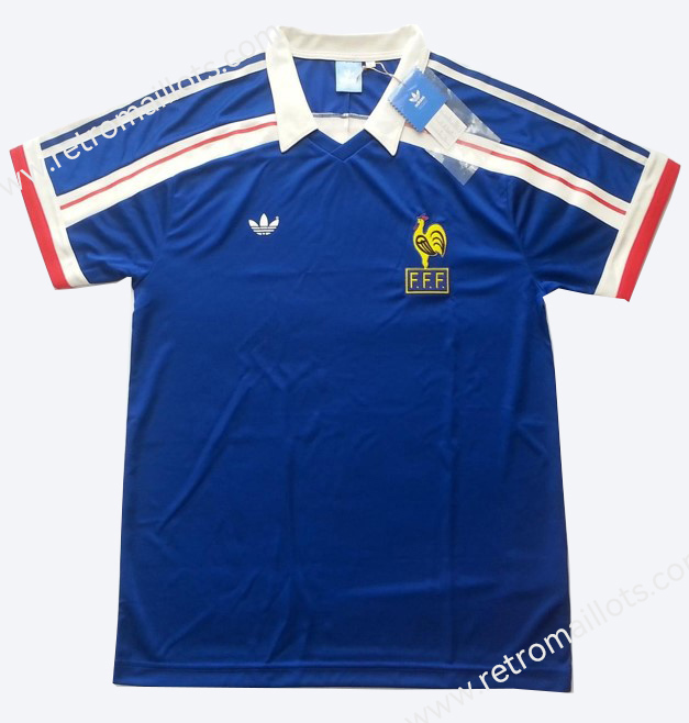 1986 France Domicile Maillot