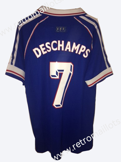 1998 France Domicile Maillot DESCHAMPS #7