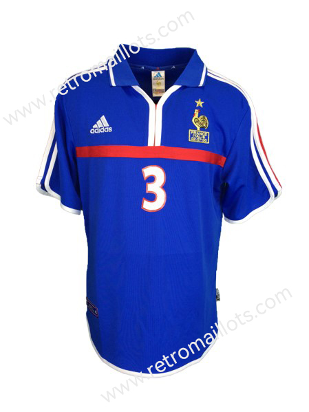 2000 France Domicile Maillot LIZARAZU 3