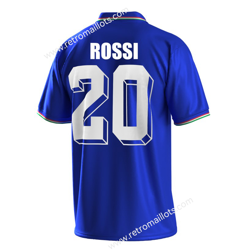 1982 Italy Home Jersey ROSSI 20