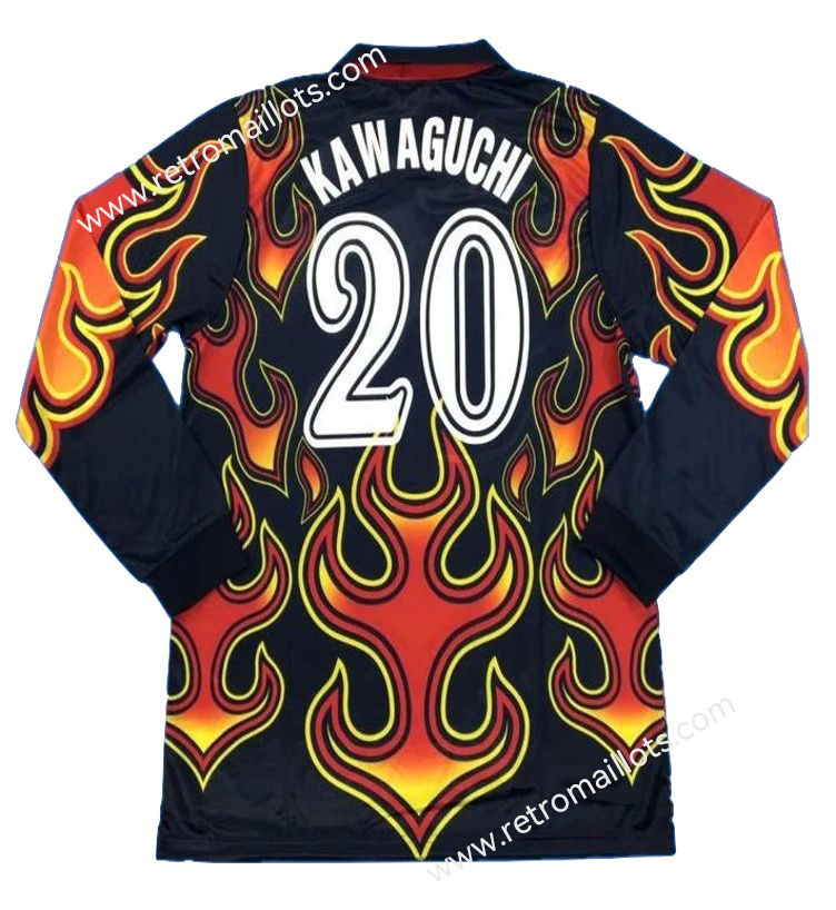 1998 Japon Goalkeeper Long Sleeves Jersey KAWAGUCHI 20