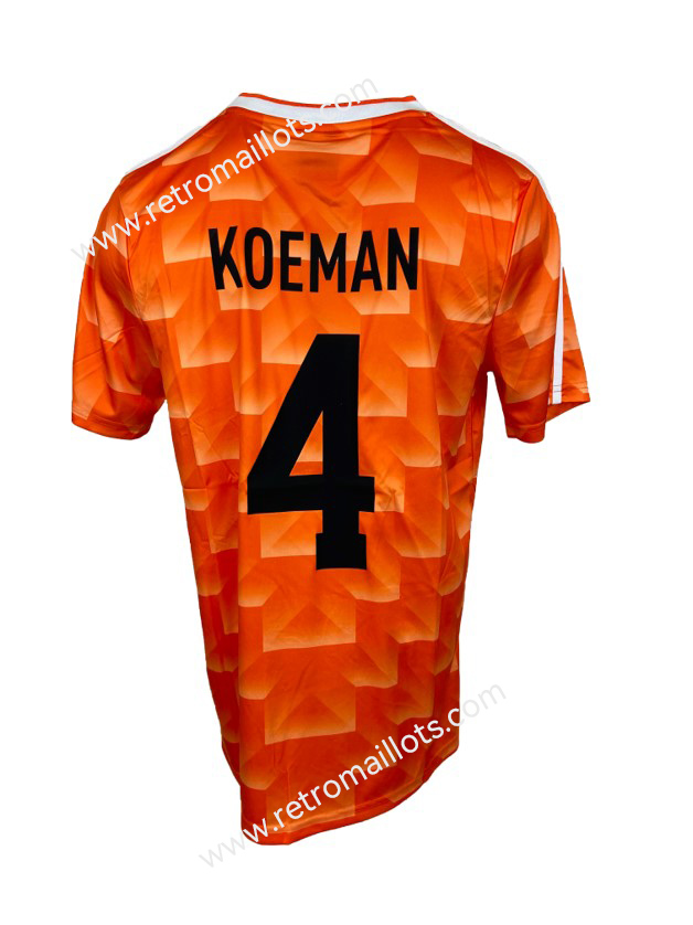 1988 Pays Bas Domicile Chemise KOEMAN 4