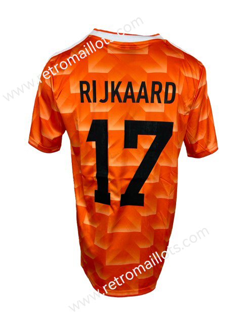 1988 Netherlands Home Shirt RIJKAARD 17