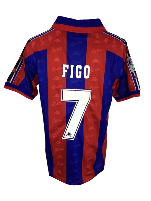 1996 Barcelona Home Shirt FIGO#7