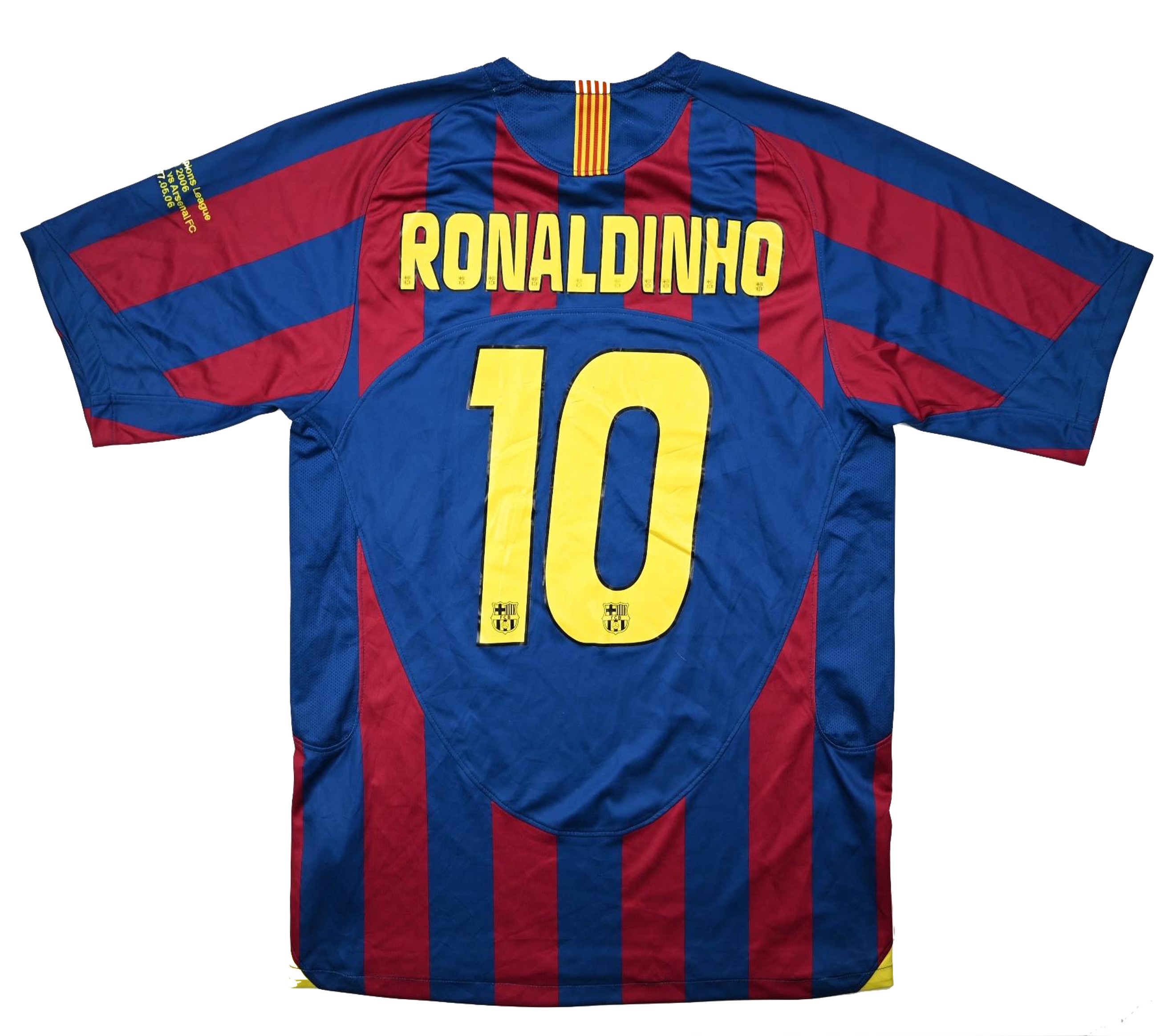 2005-2006 Barcelone Domicile Maillot RONALDINHO 10