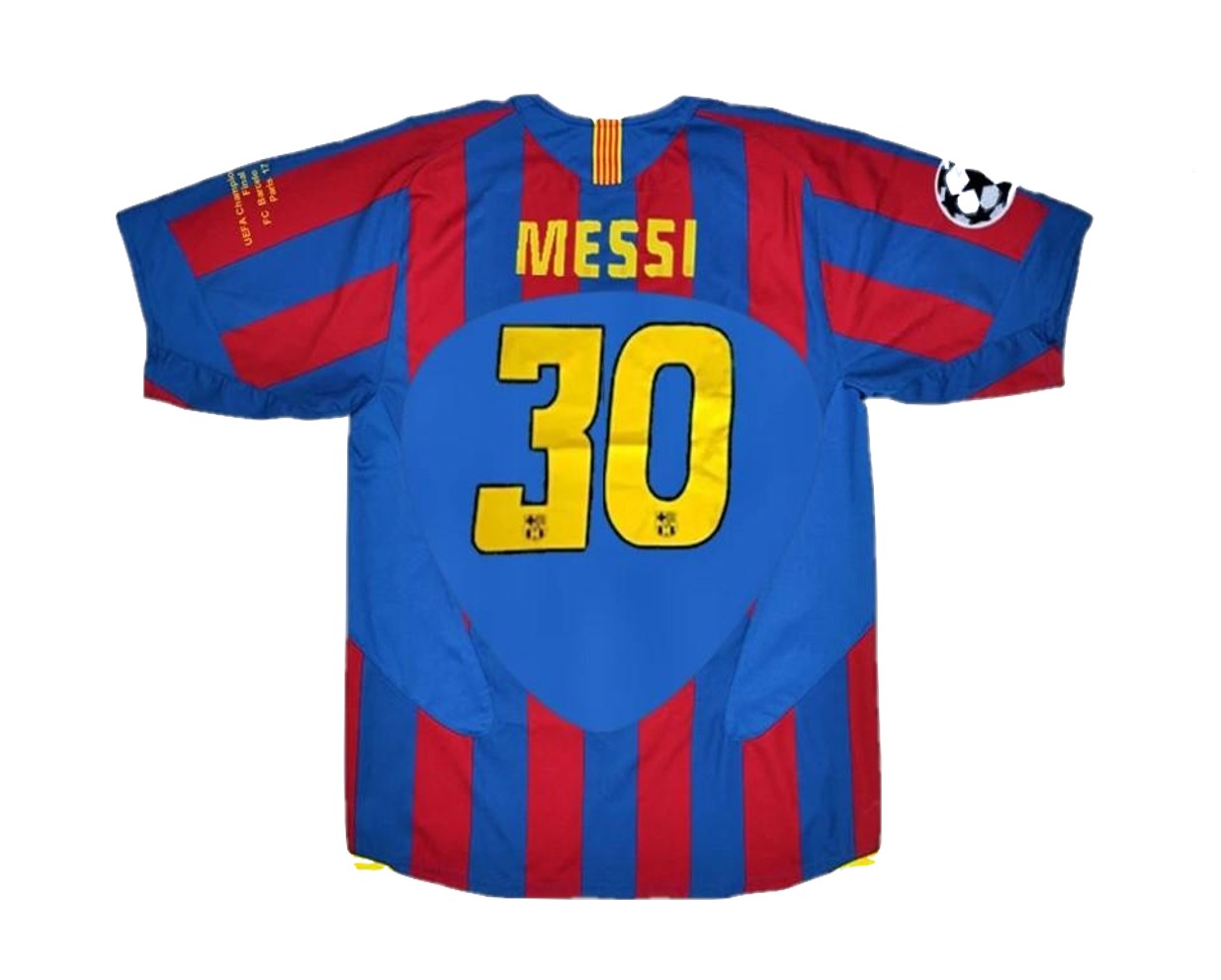 2005 Barcelona Home Shirt MESSI 30