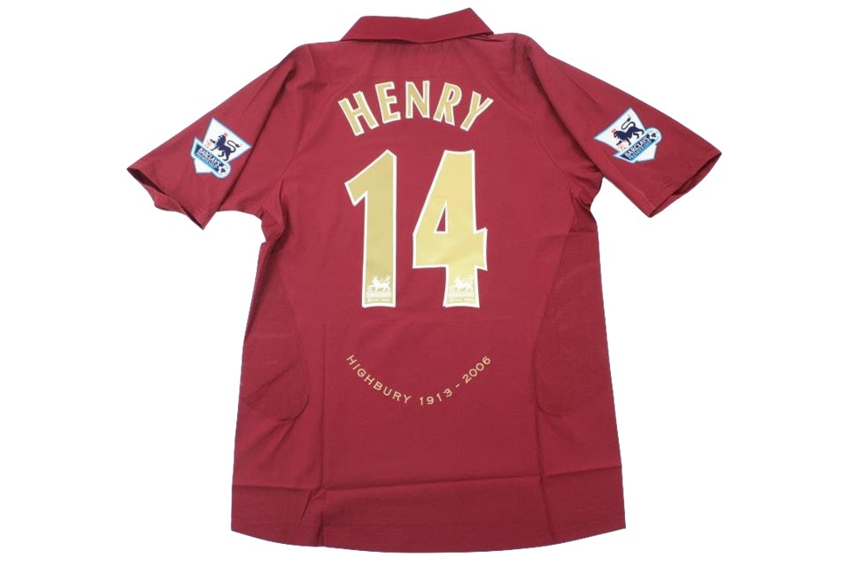 2006 Arsenal Home Jersey Henry 14