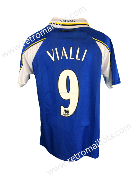 1998 Chelsea Domicile Maillot VIALLI 9