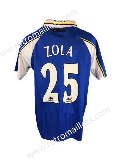 1998 Chelsea Domicile Maillot ZOLA 25