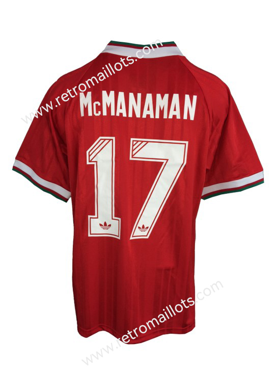 1993 Liverpool Home Jersey McMANAMAN 17