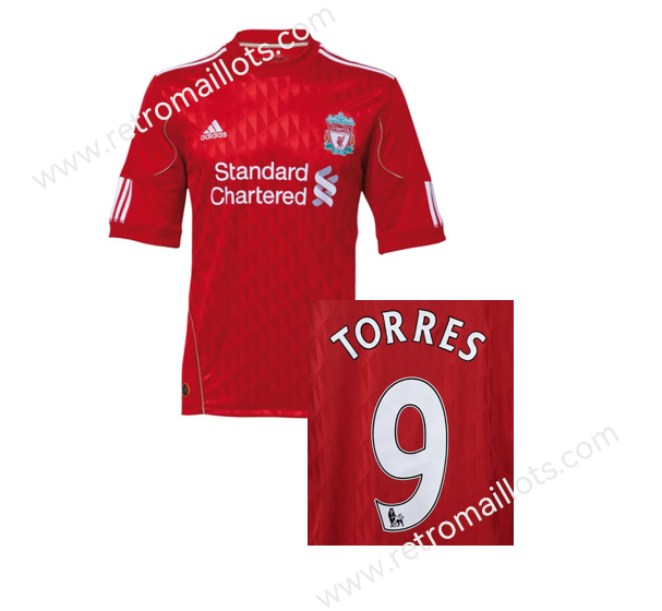 2010 Liverpool Home Jersey TORRES 9