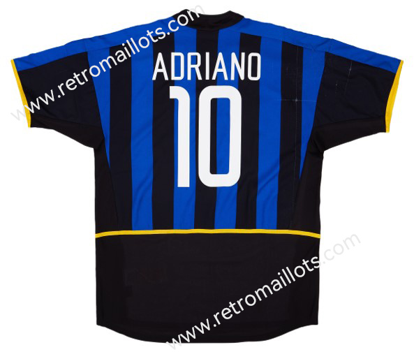 2002 2003 Inter Milan Home Shirt adriano 10