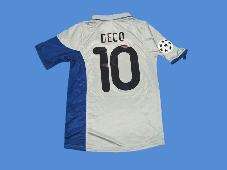 2001 Porto Exterieur Maillot Deco #10 Ligue des Champions