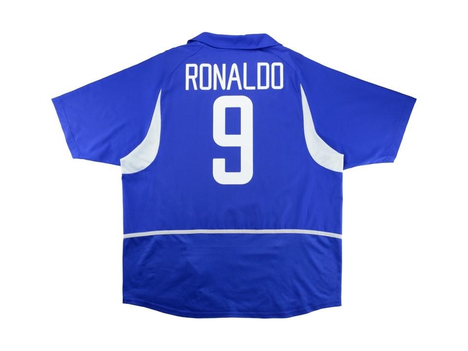 2002 Brazil Away Jersey Ronaldo #9