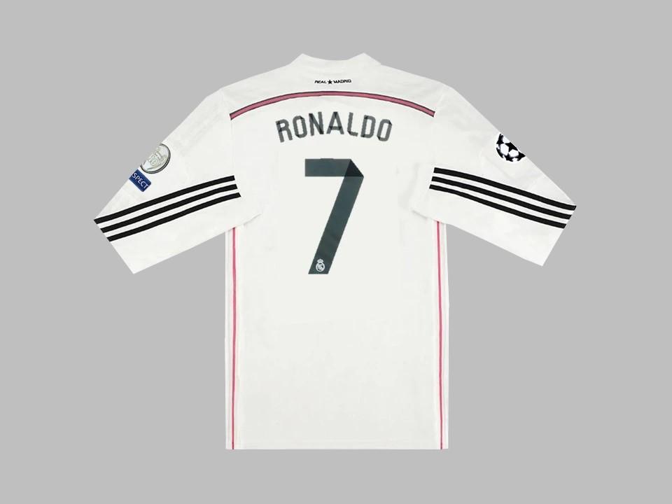 2014 2015 Real Madrid Home Long Sleeves Shirt Ronaldo #7