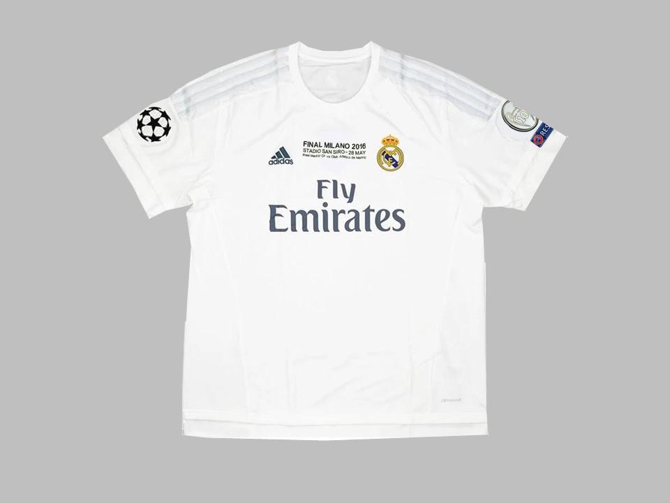 2015 2016 Real Madrid Domicile Chemise Final Ligue des Champions