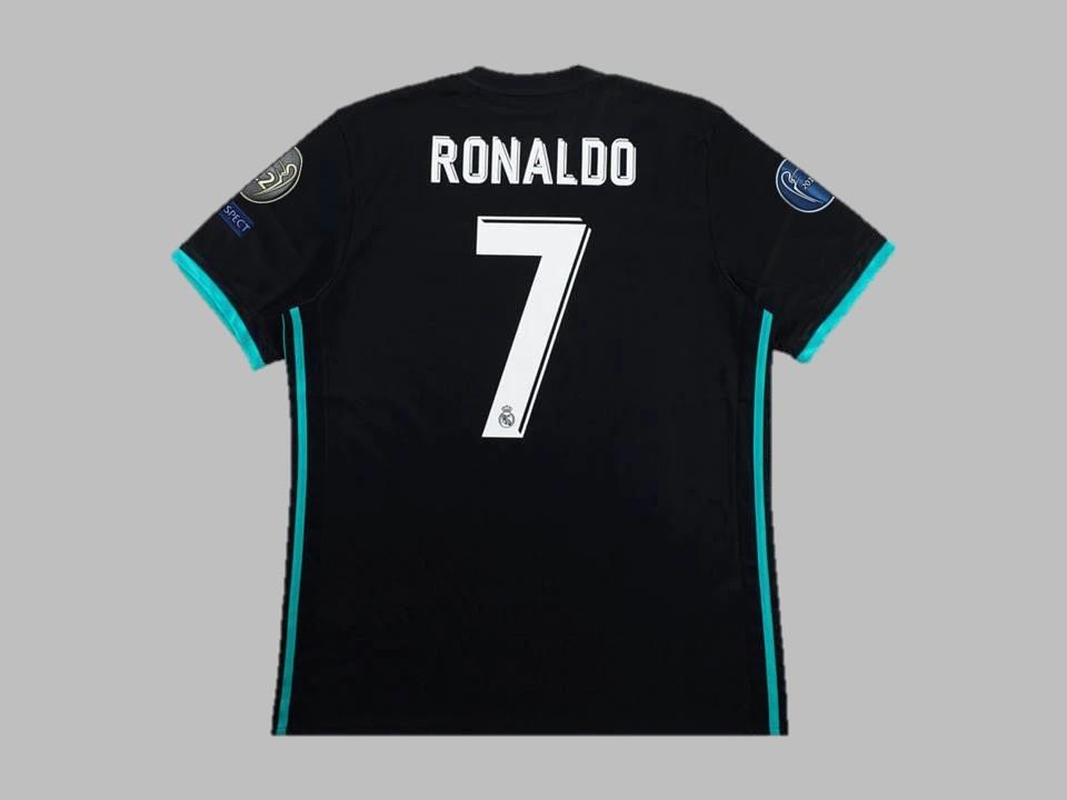 2017 18 Real Madrid Away Shirt Ronaldo #7