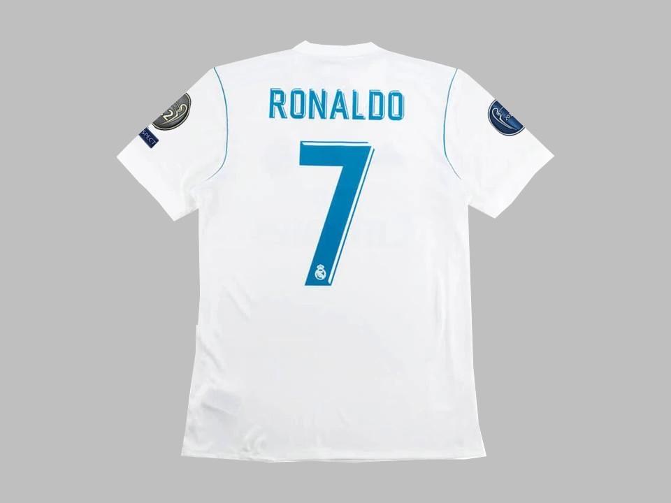 2017 2018 Real Madrid Home Shirt Ronaldo #7