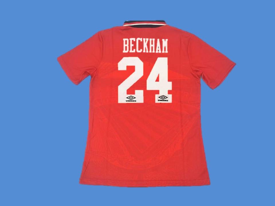 1994/1996 Manchester United Home Jersey Beckham #24