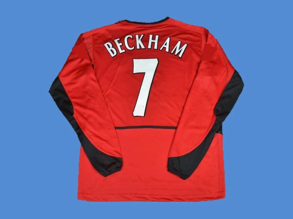 2002/2004 Manchester United Domicile Maillot Beckham #7