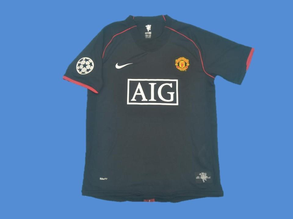 2007/2008 Manchester United Exterieur Maillot Ligue des Champions