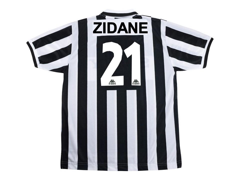 1996 1997 Juventus Domicile Chemise Zidane #21