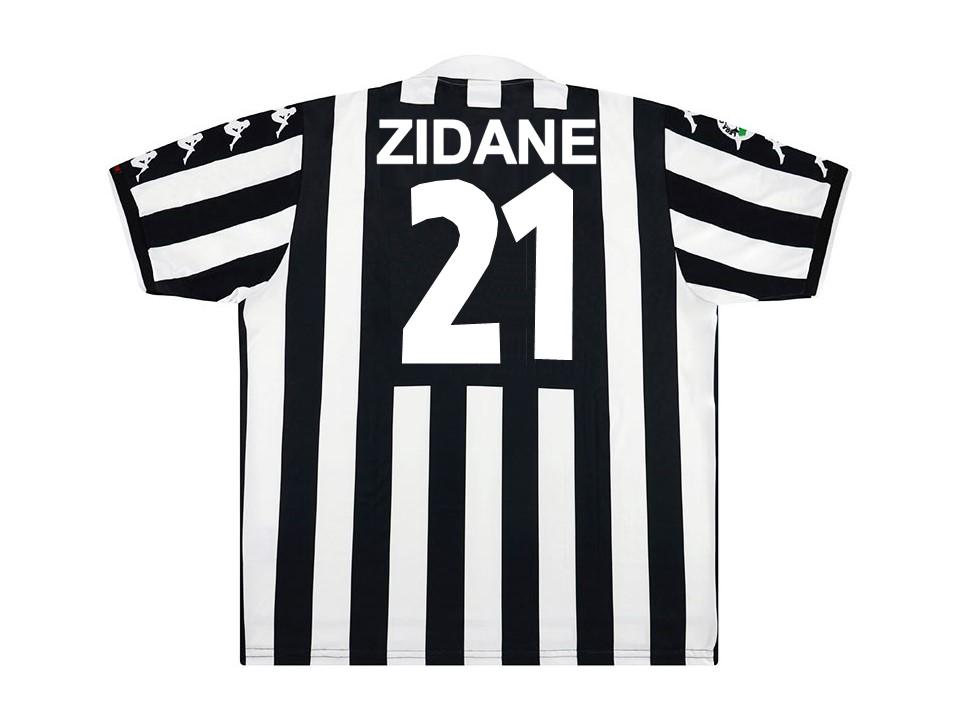 1999 2000 Juventus Domicile Manches Courtes Chemise Zidane #21