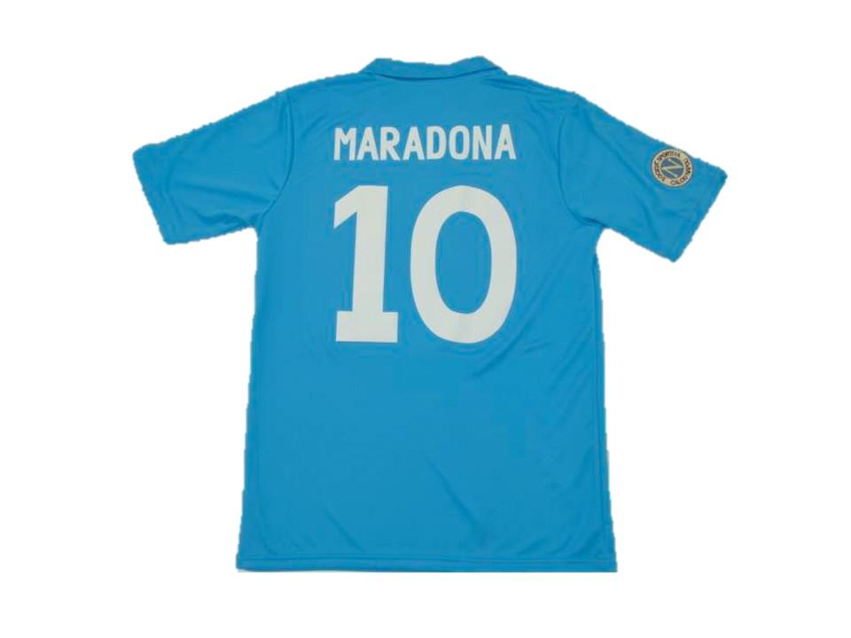 1987/88 Naples Domicile Chemise Maradona #10