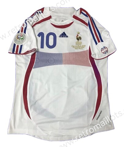 2006 France Away Shirt ZIDANE #10