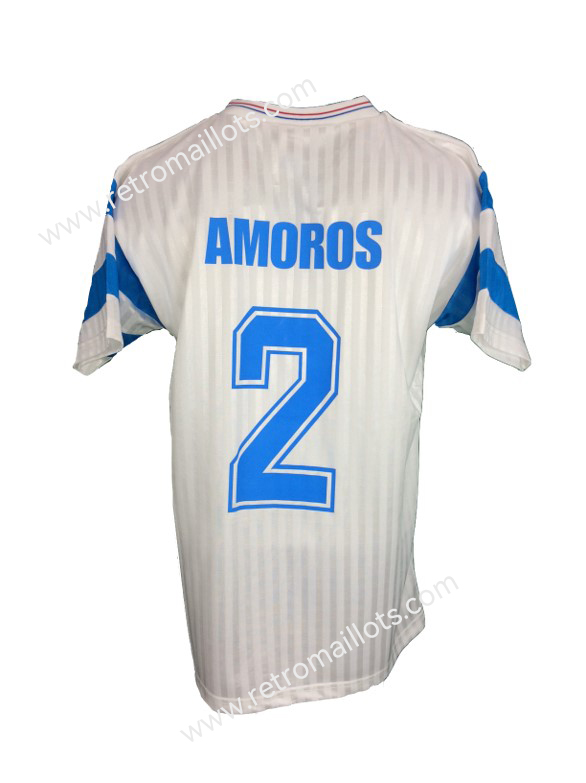 1990 Marseille Home Jersey AMOROS 2