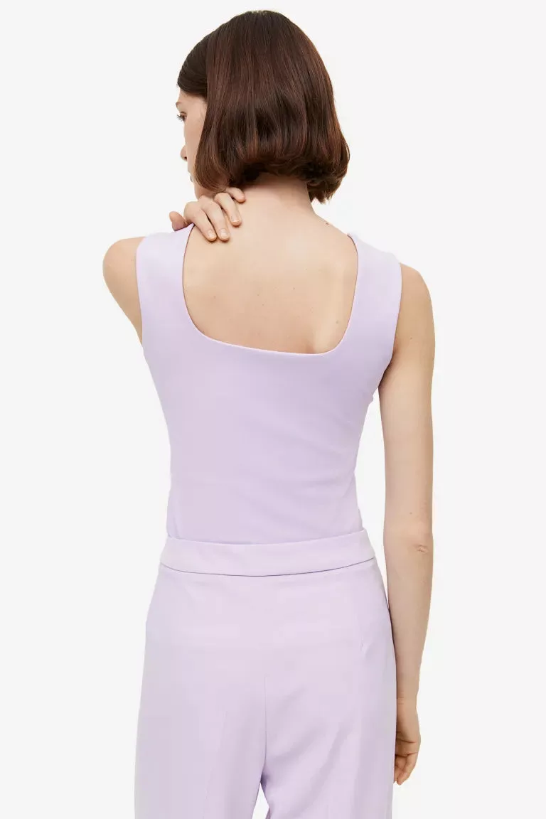 Sweetheart-neckline Top - Image 3