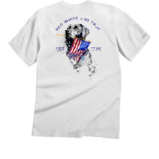 Red White And True - White Short Sleeve Crewneck T-Shirt