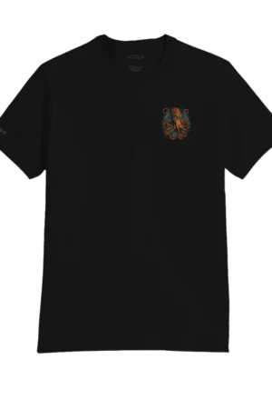 Tribal Octopus - Jet Black Short Sleeve Pima T-Shirt (Copy)