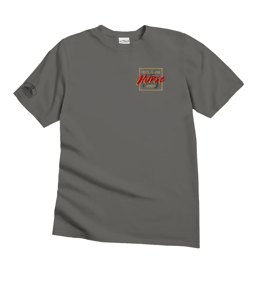 Year Of The Horse 2026 - Crater Dyed Short Sleeve Crewneck T-Shirt - Image 2