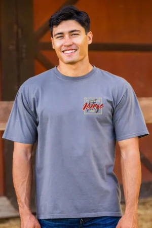 Year Of The Horse 2026 - Crater Dyed Short Sleeve Crewneck T-Shirt