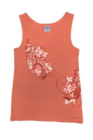 Women's Leihua - Coral Sleeveless Island Breeze Tank