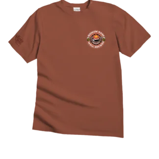 Medium Rare And Well Brewed - Chile Dyed Short Sleeve Crewneck T-Shirt