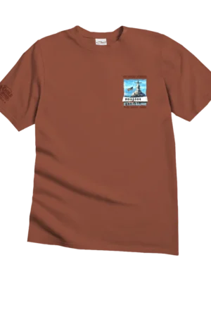 USS Arizona Memorial - Chile Dyed Short Sleeve Crewneck T-Shirt
