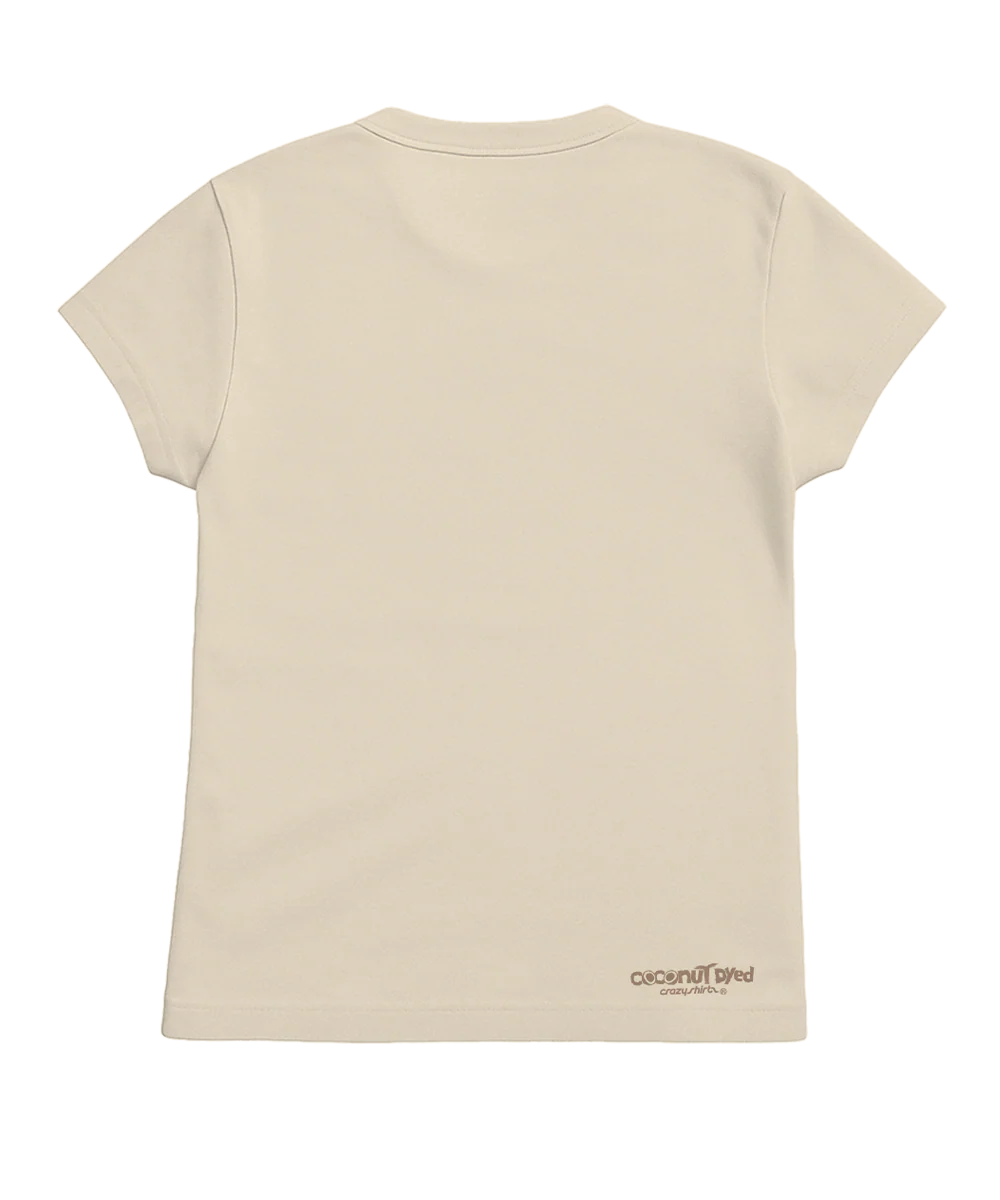 Women's Here Today Maui - Coconut Dyed Short Sleeve Crewneck T-Shirt - Image 2