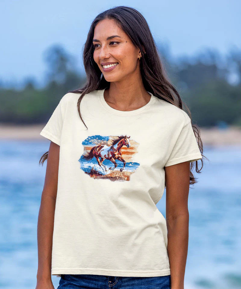 Women's Here Today Maui - Coconut Dyed Short Sleeve Crewneck T-Shirt - Image 4