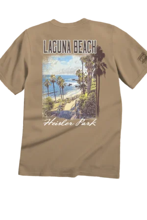 Heisler Park - Kona Coffee Dyed Short Sleeve Crewneck T-Shirt