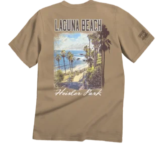 Heisler Park - Kona Coffee Dyed Short Sleeve Crewneck T-Shirt