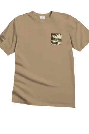 Island Retro Honu Scenic - Kona Coffee Dyed Short Sleeve Crewneck T-Shirt