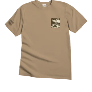 Island Retro Honu Scenic - Kona Coffee Dyed Short Sleeve Crewneck T-Shirt